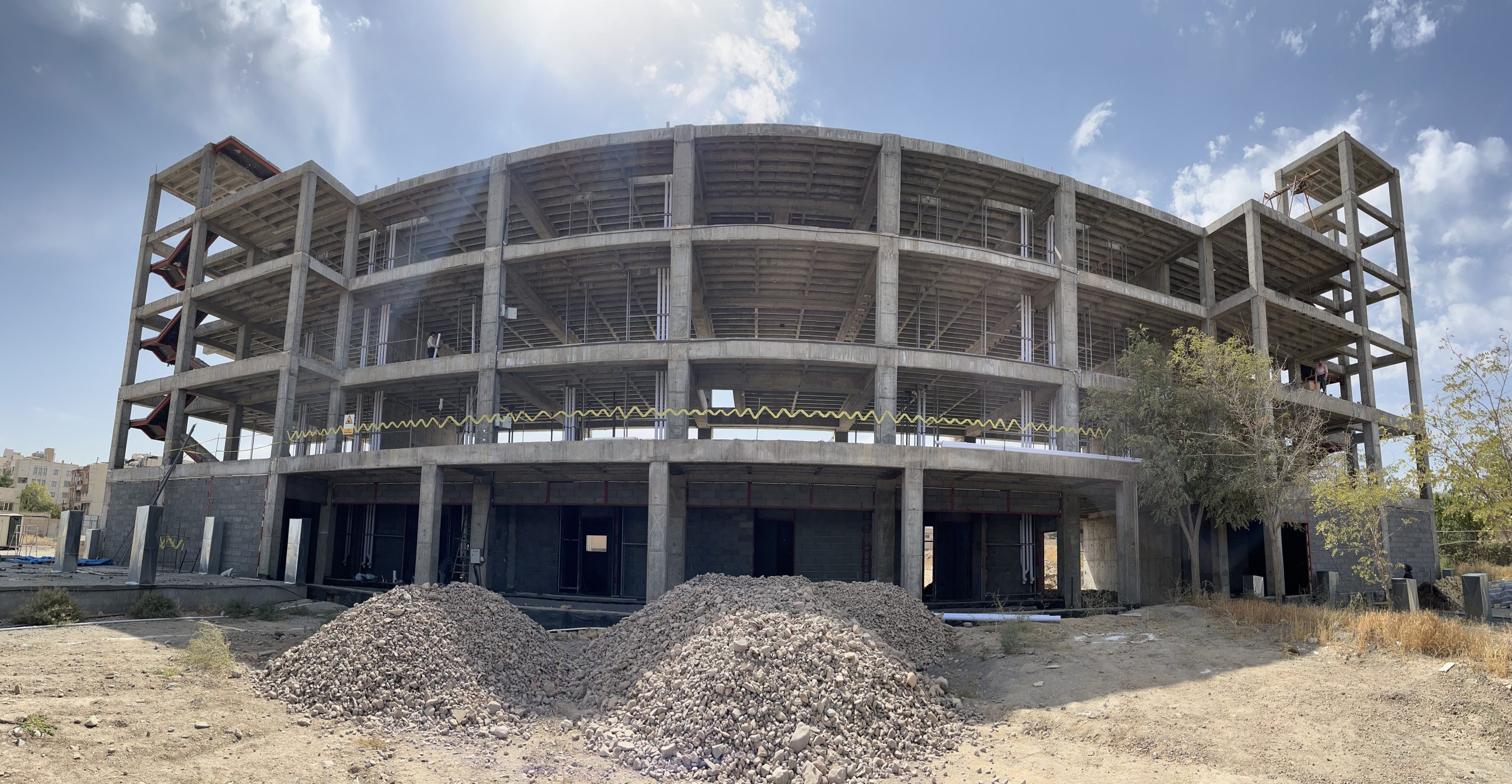 Constructing dormitory at Ferdowsi University Project