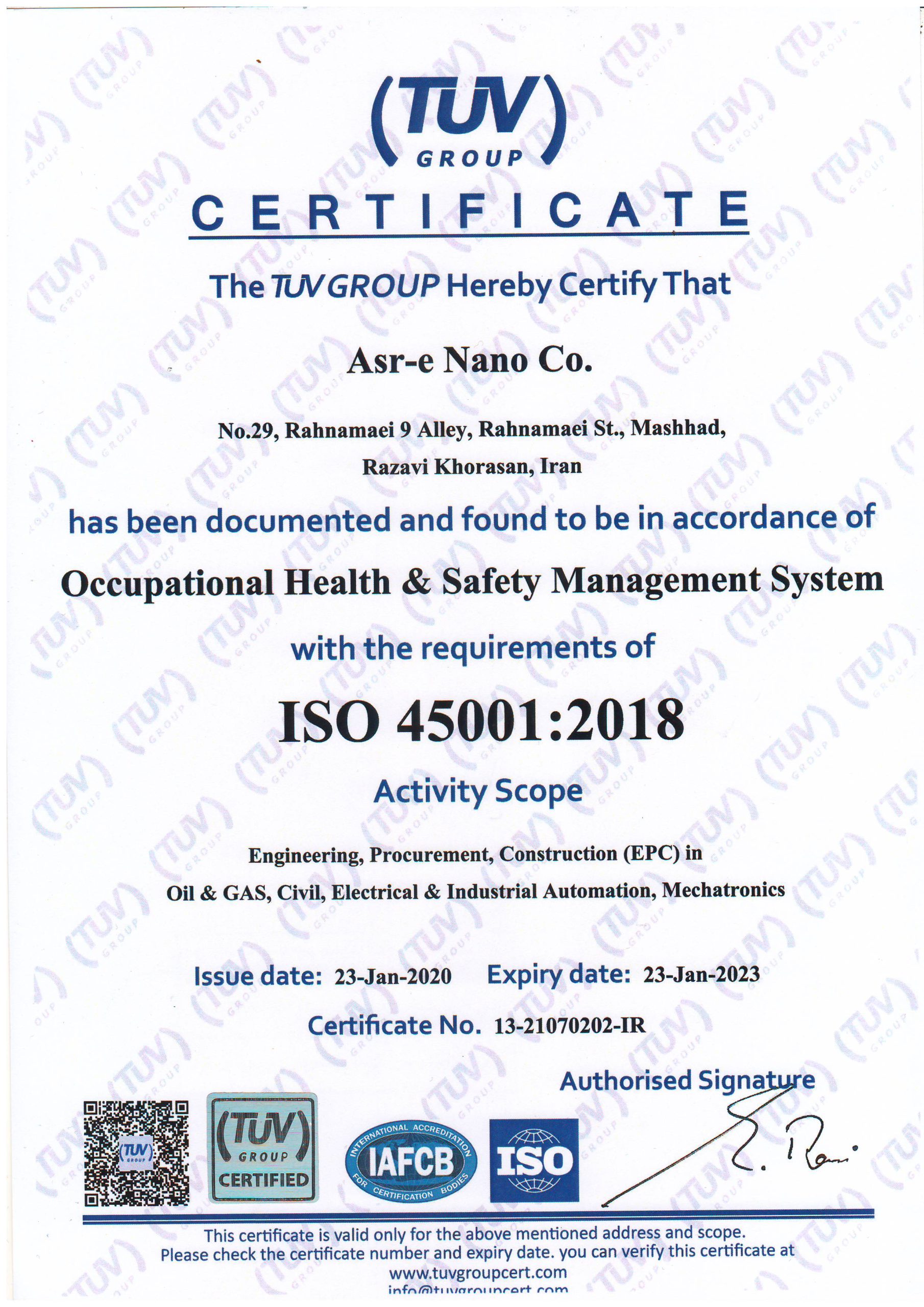 Nano Age Engineering Technical Company ایزو-45001-TUV-Group-آلمان-سیستم-مدیریت-ایمنی-و-بهداشت-شغلی-scaled