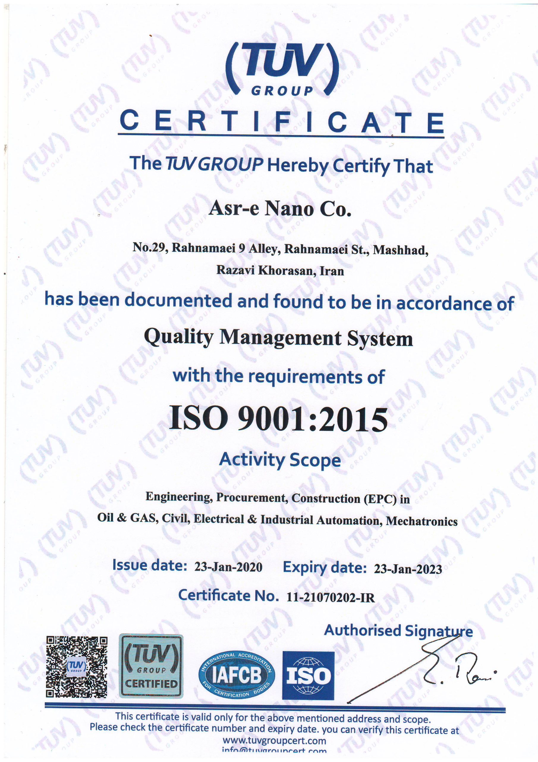 Nano Age Engineering Technical Company ایزو-9001-TUV-Group-آلمان-سیستم-مدیریت-کیفیت-scaled
