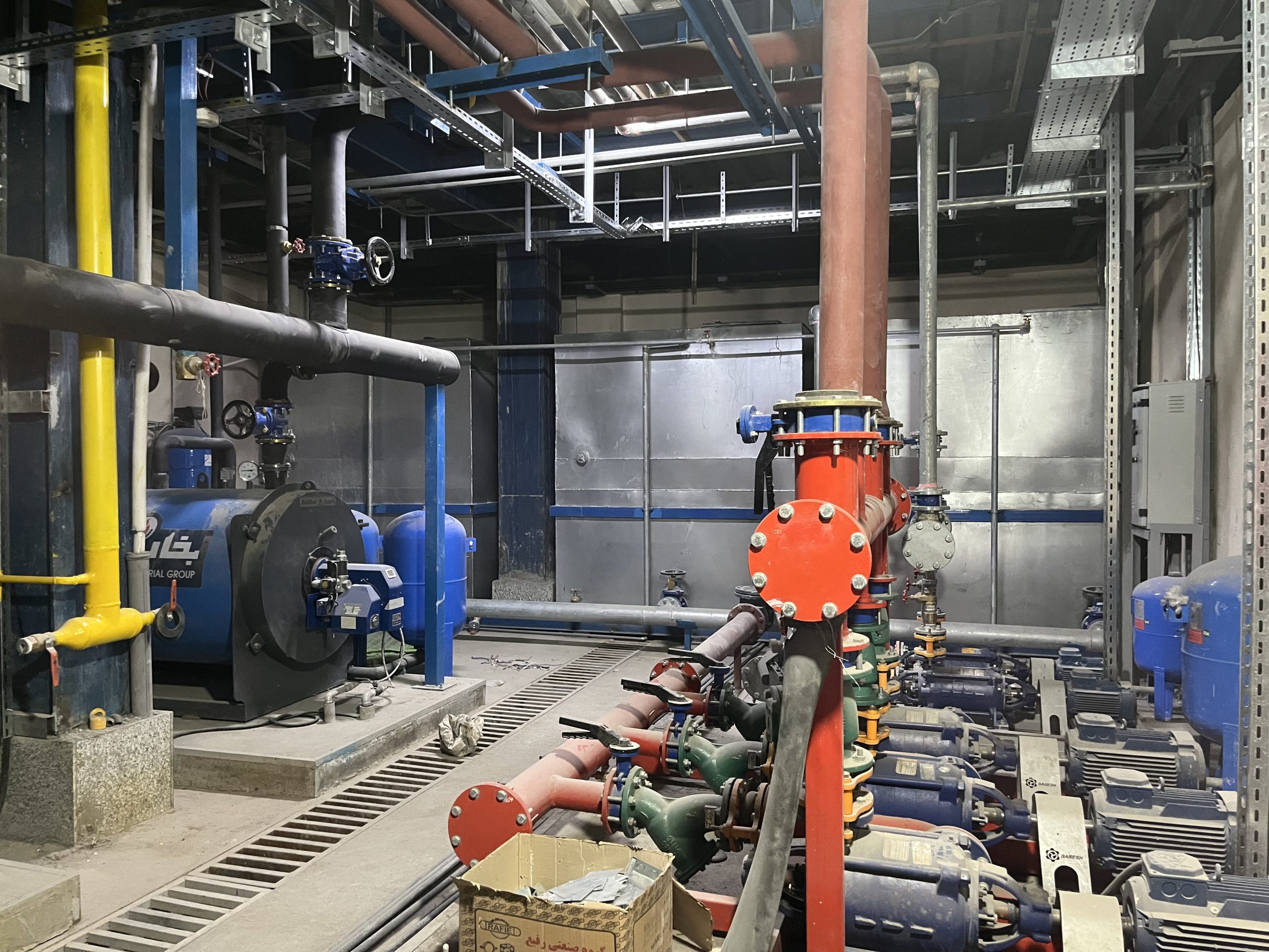 Constructing the National Iranian Gas Company building Project