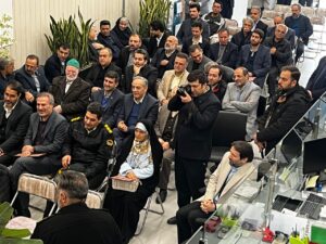 مراسم افتتاحیه شعبه ابوطالب بانک مسکن با حضور دکتر آقاملایی، دکتر تقوی و مهندس برومند
